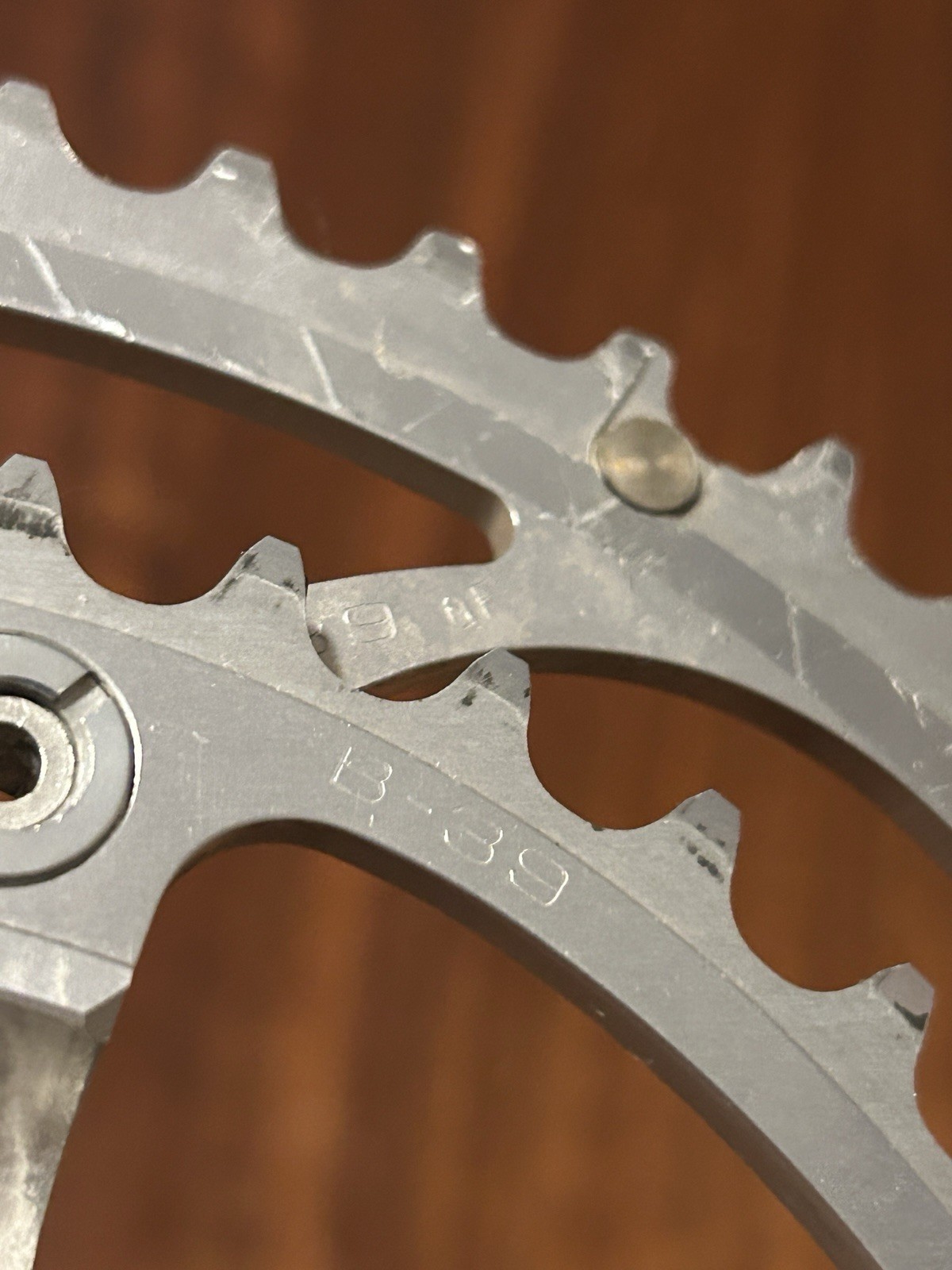 Vintage Shimano Dura Ace FC-7410 Crankset 170 mm 53-39T 7400 Road Ti Crank Bolts