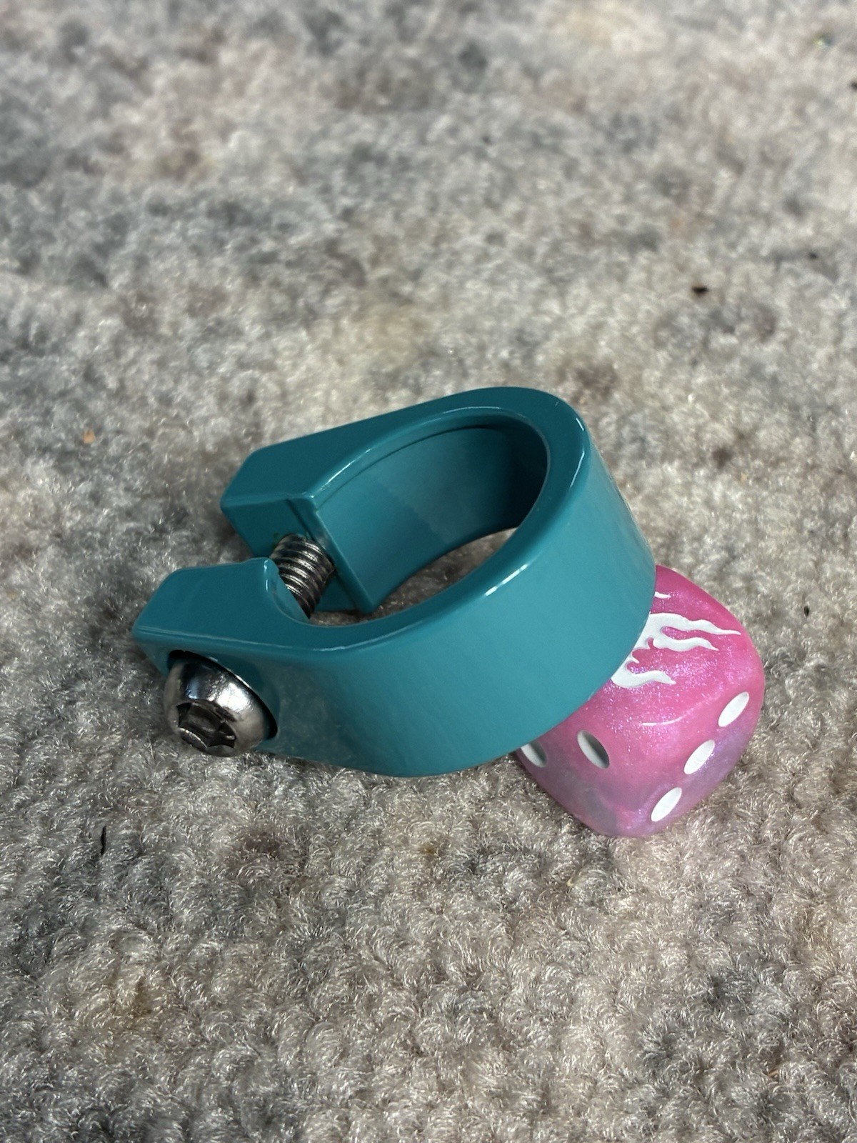 Hard Luck Old School Style BMX Post Clamp 25.4mm Teal