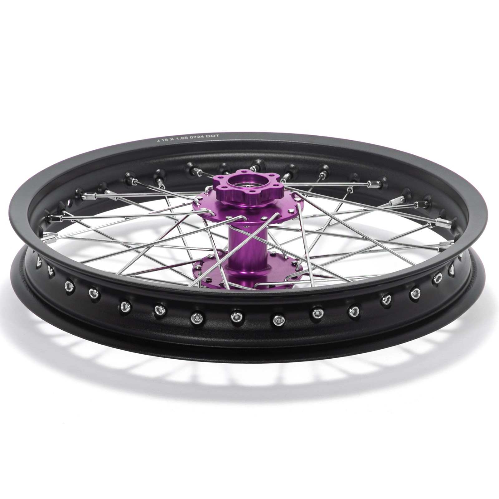 TARAZON 16″x1.85 Spoked Rear Wheel Purple Hub For SurRon Light Bee LBX Dirt Bike