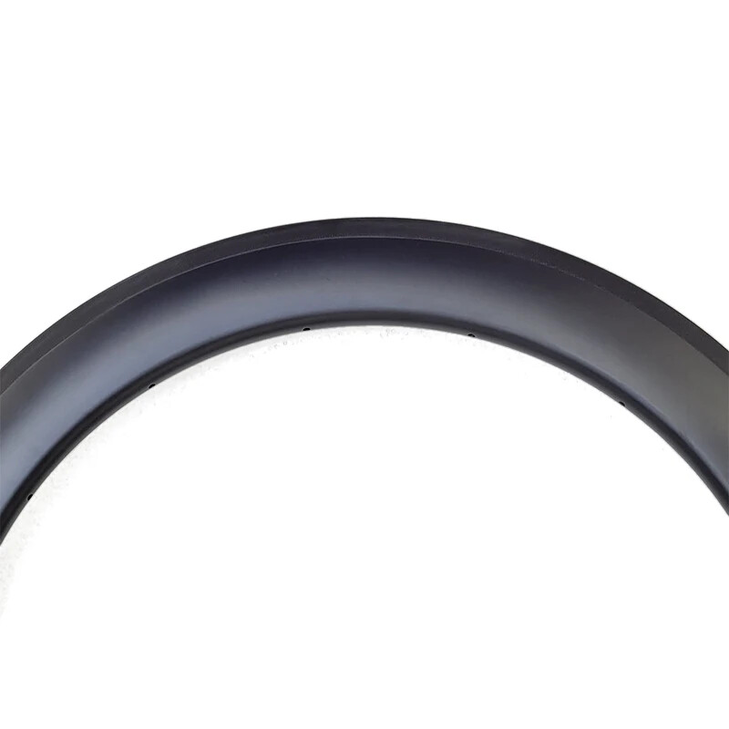 Superlight 700C Carbon Road Bike Rims UD 3K Matte Glossy Finish Disc V Brake 28H