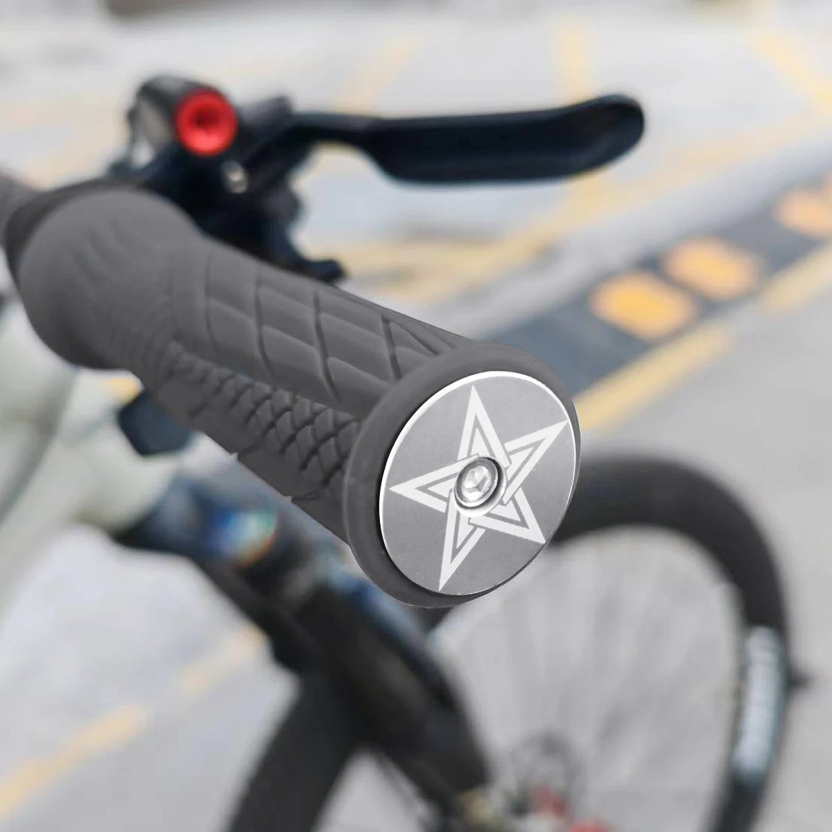 MTB Road Bike Handlebar End Plugs Handle Bar End Cap BMX Bike Grip Cover Bicycle