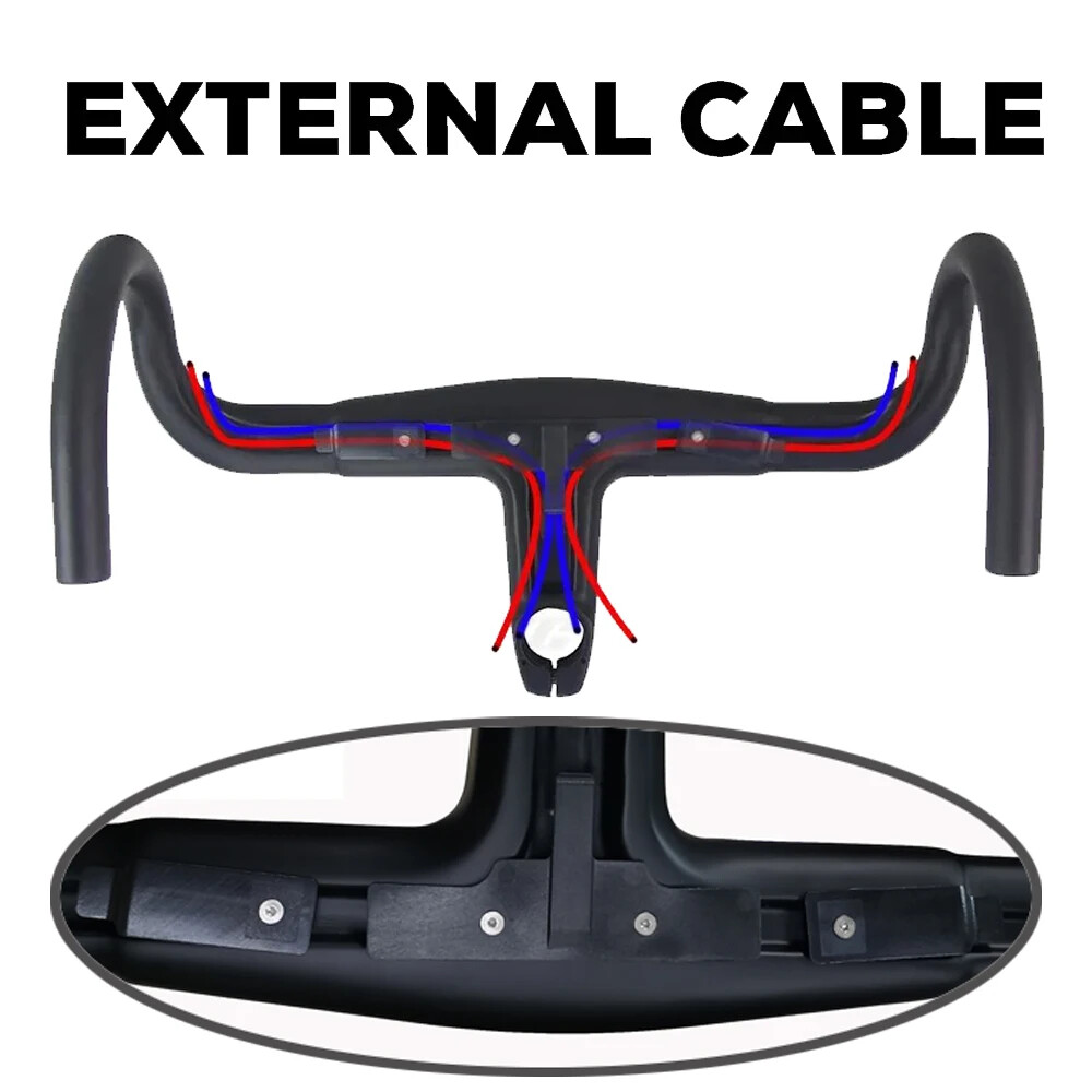 Carbon Aero Road Integrated Handlebar Screw 31.8mm Diameter and 28.6mm Converter