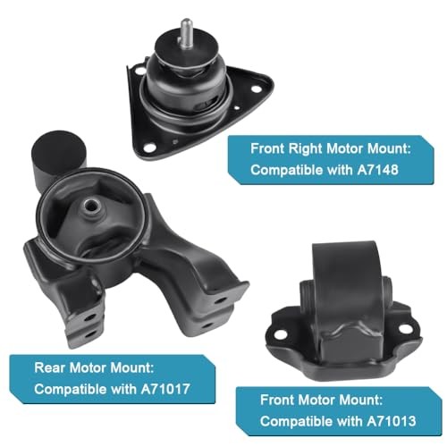 3Pcs Engine Motor & Transmission Mount Kit Replacement for 2010-2013 Kia