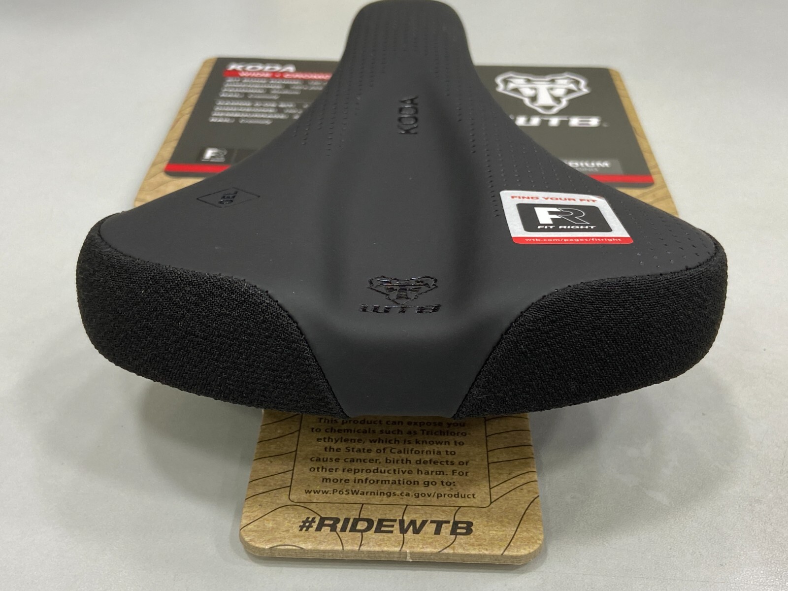 WTB Koda Wide Cromoly Rail Medium Padding 150x255mm Saddle (Black)