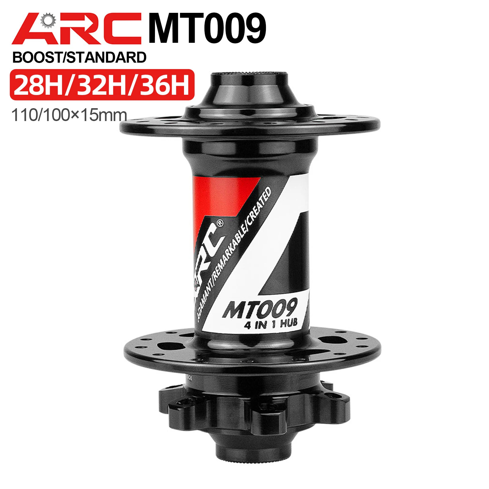 New MT009 BOOST 4 in 1 Front Bicycle Hub Mountain MTB Bike Hub Bicycle Hubs 110