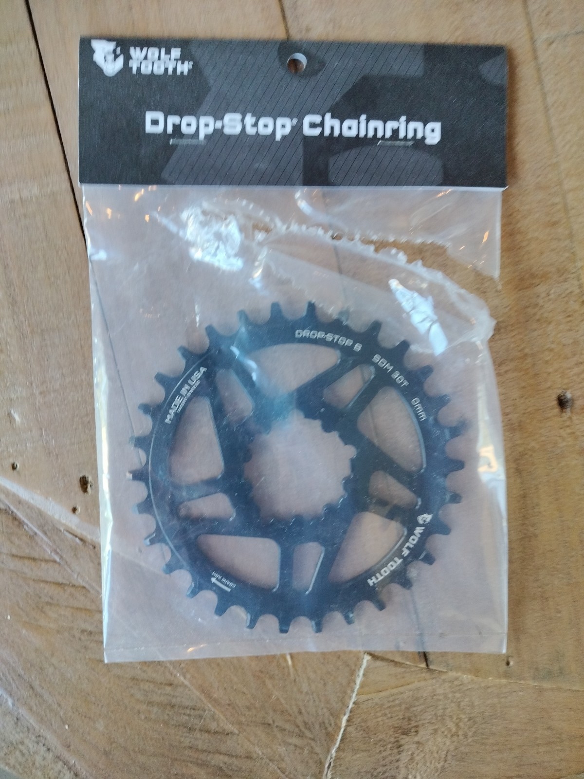 Wolf Tooth Drop Stop B Chainring SDM 30t 0mm Offset