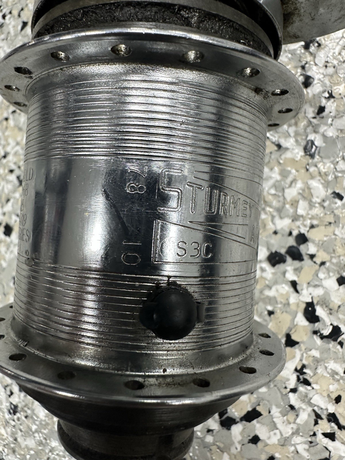 Used 1978 36H Sturmey Archer Rear Coaster Brake Hub