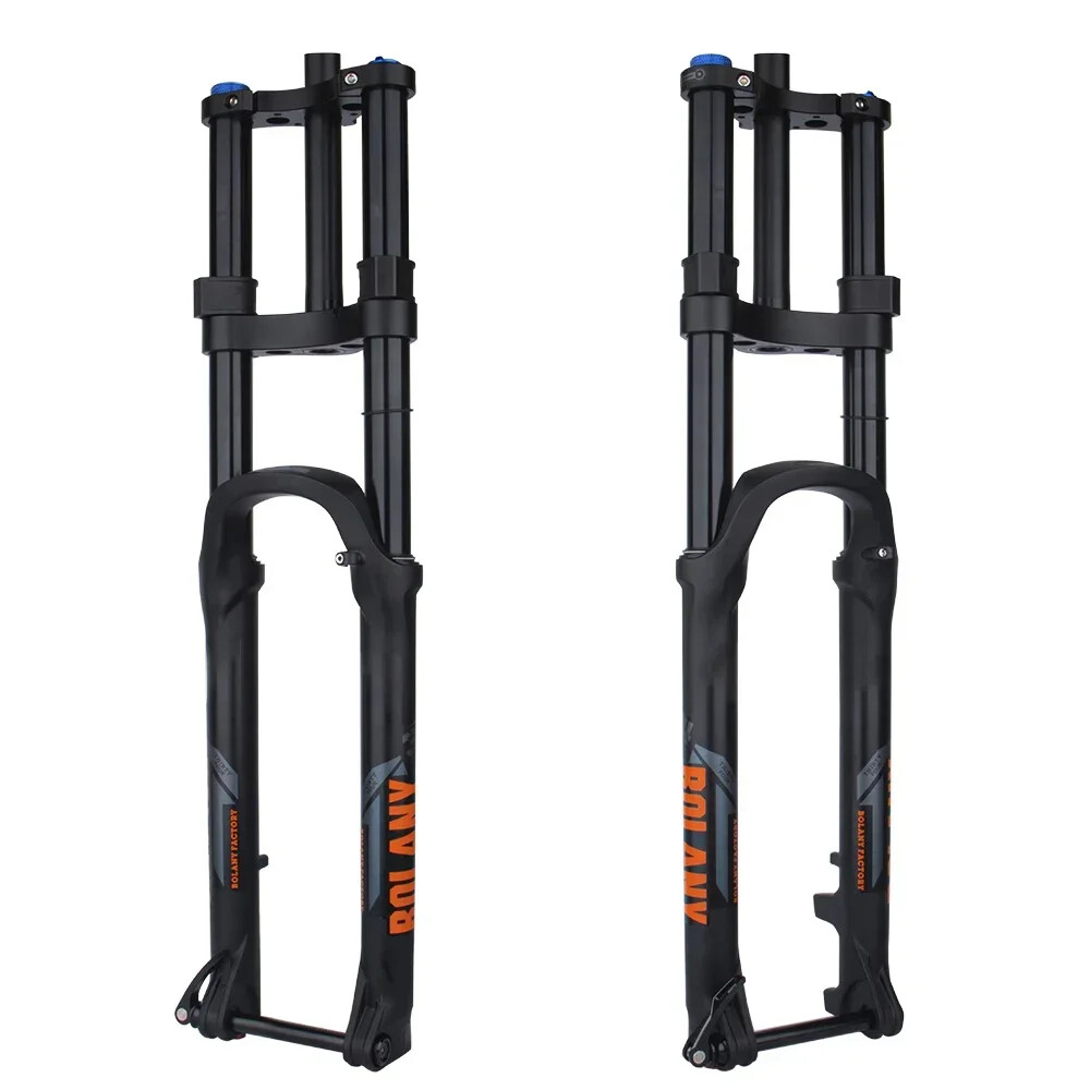 Downhill MTB Double Shoulder Inverted Air Suspension Fork 27.5/29er Travel 175mm