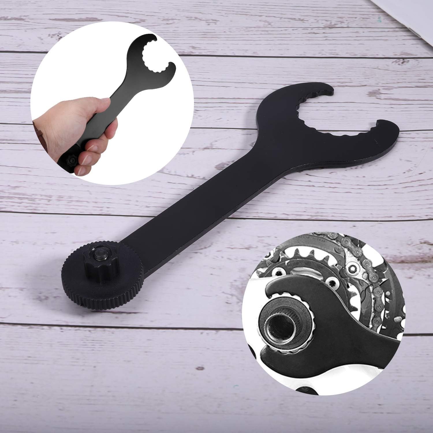 2-in-1 Bottom Bracket Removal Tool – Compatible with Shimano Hollowtech II