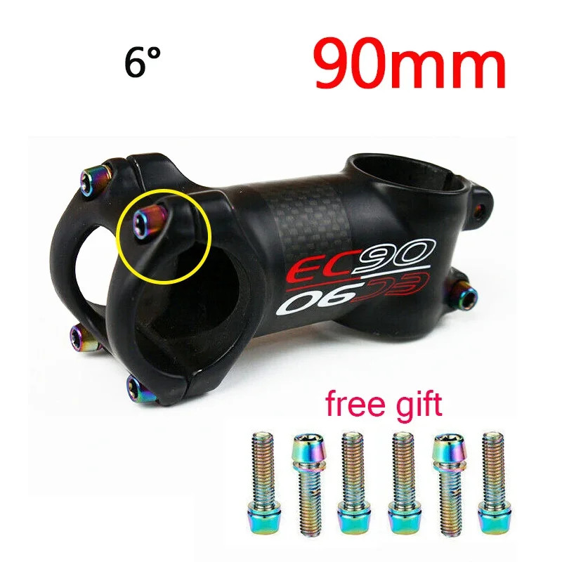 31.8mm Mountain Bike Handlebar Stem 6/17degrees 60-120mm Cycling Accesorios