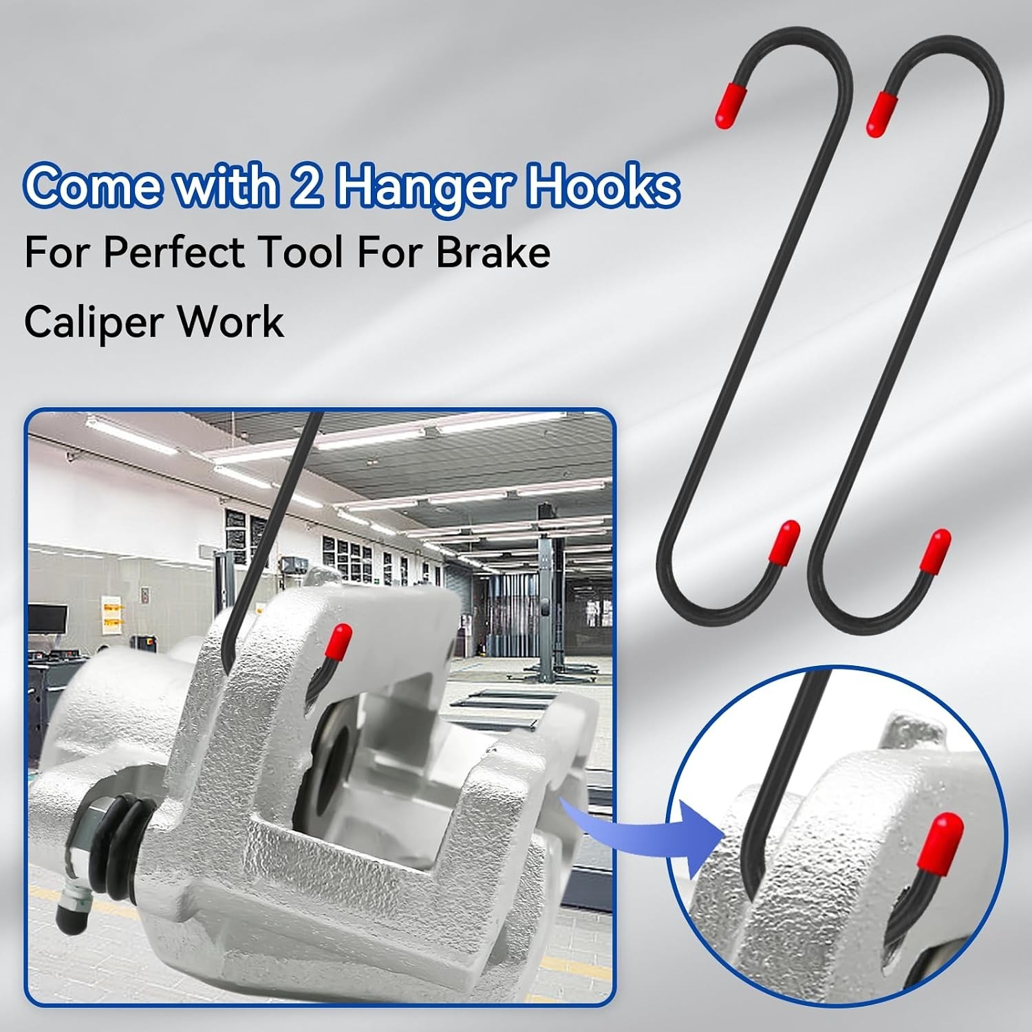 Brake Tool, , Brake Caliper Tool | 2 Heavy Duty Caliper Hooks, 4-in-1 Univers…