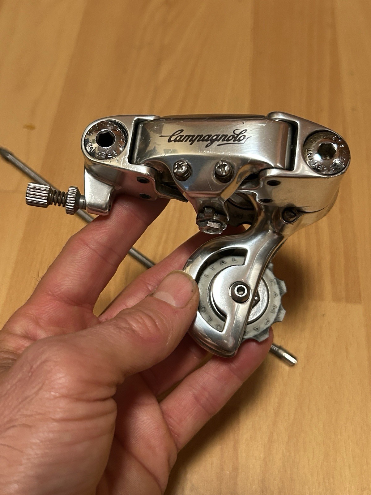 Vintage Campagnolo Record A010 C-Record 2nd Gen Rear Derailleur Syncro 8 Spd