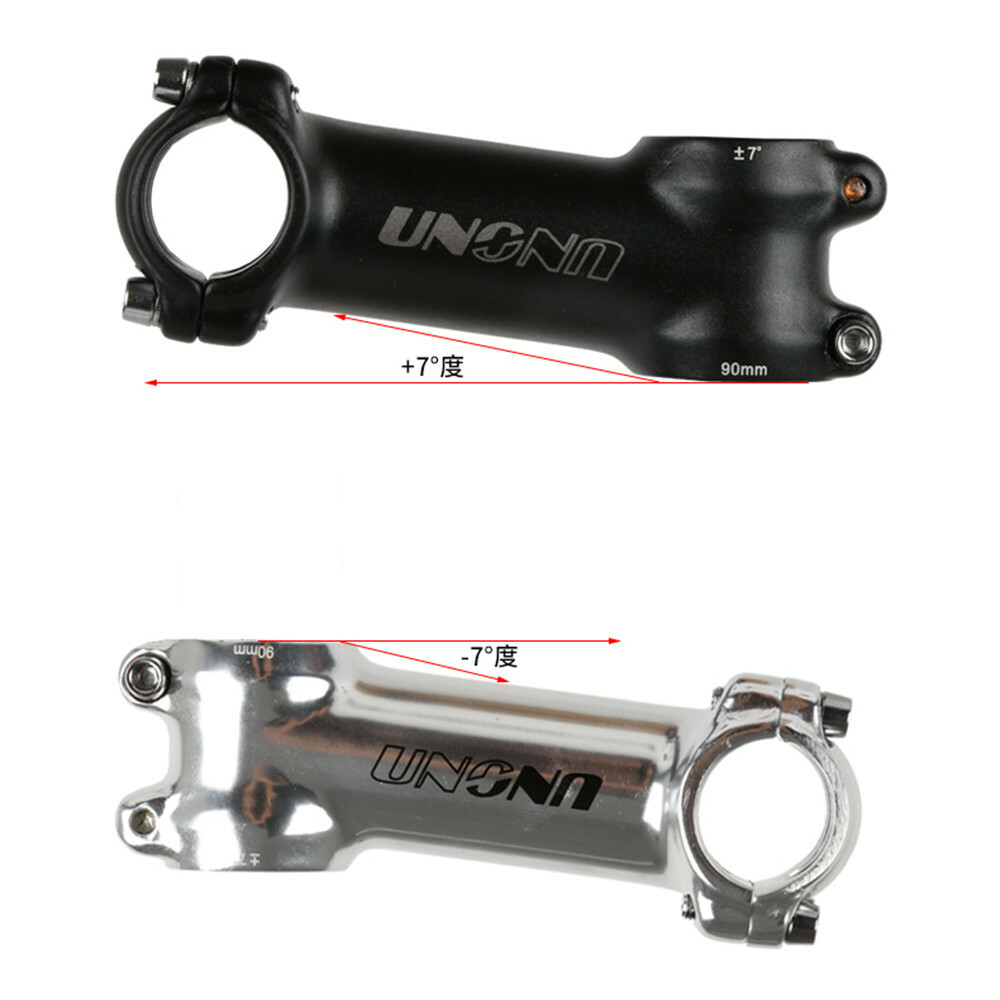 1PCS UNO Bicycle Stem ultralight Bike Stem Racing 28.6*25.4 7degrees 60-130MM