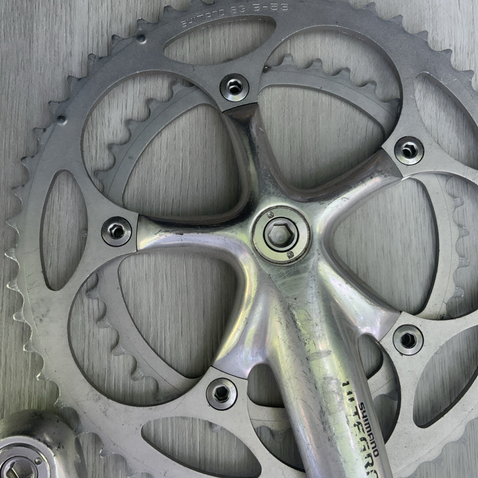 SHIMANO ULTEGRA CRANKSET DOUBLE 6500 53-39 TOOTH 172.5 MM ARMS