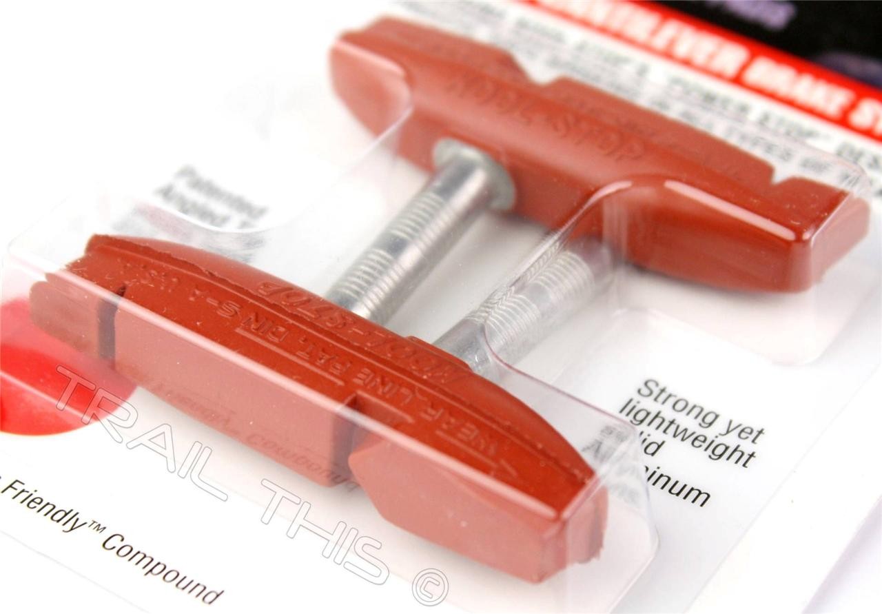Kool-Stop Eagle 2 Cantilever Bike Brake Pads Smooth Post All-Weather Salmon