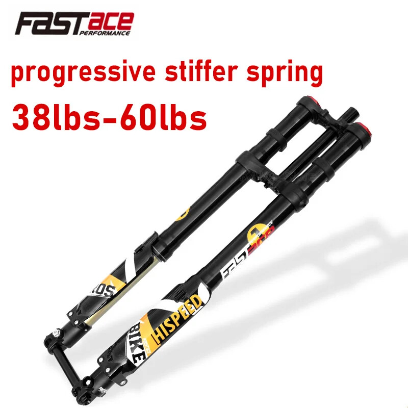 29/27.5er Electric Dirty Bike Front Suspension Air Fork 60lbs Rear Shock 265mm