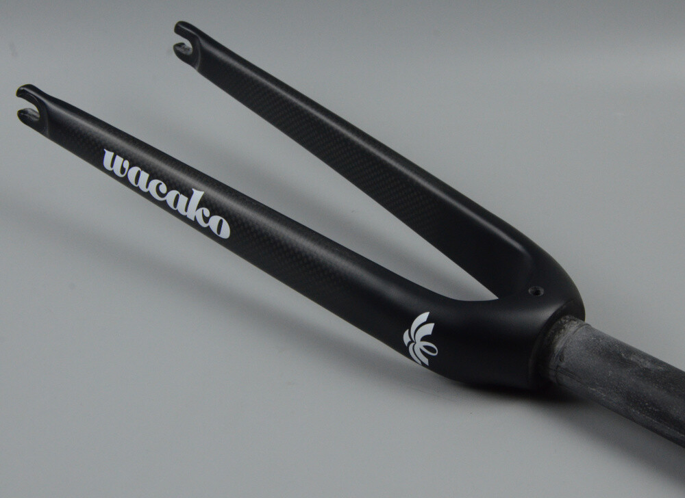 Carbon Fiber Hard Forks 14/16/18/20/22 In Rigid Fork Bmx Bike Fork 1-1/8 In