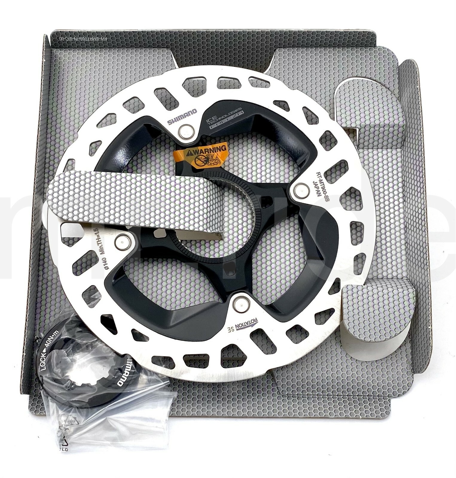 Shimano XTR/SAINT MTB Bike Disc Brake Rotor RT-MT900 140mm Center Lock,ICE Tech