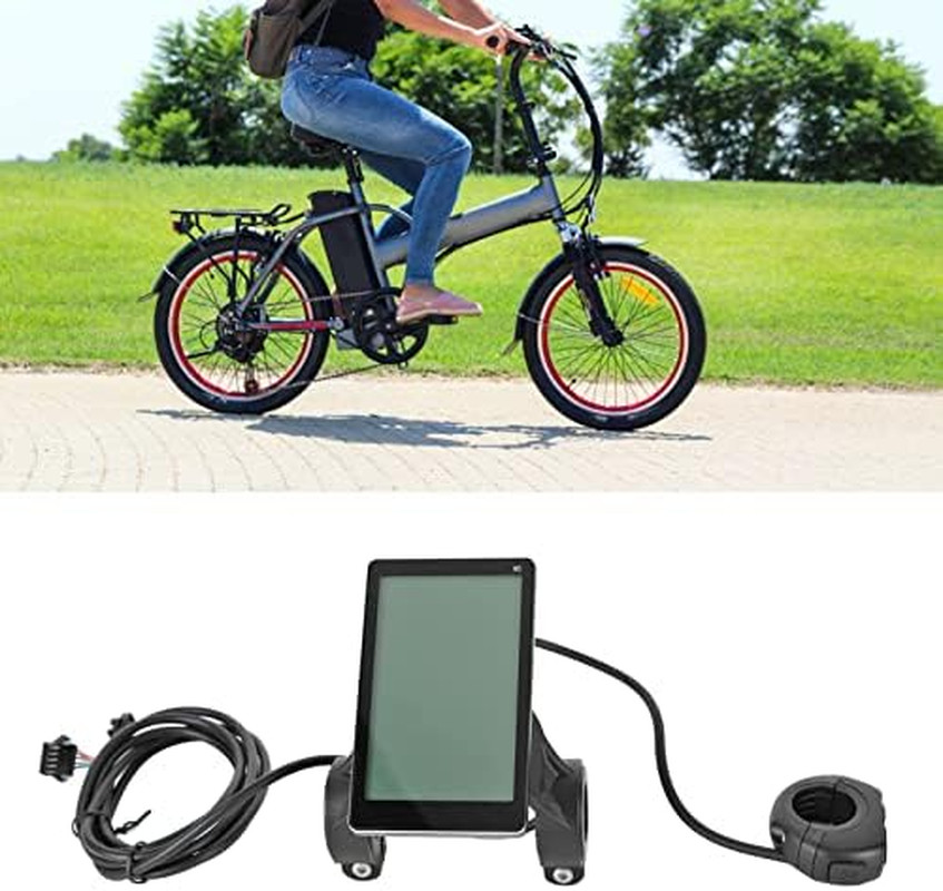Electric LCD Display, DC 24V 36V 48V 60V 64V Universal M5 LCD Panel Screen for E