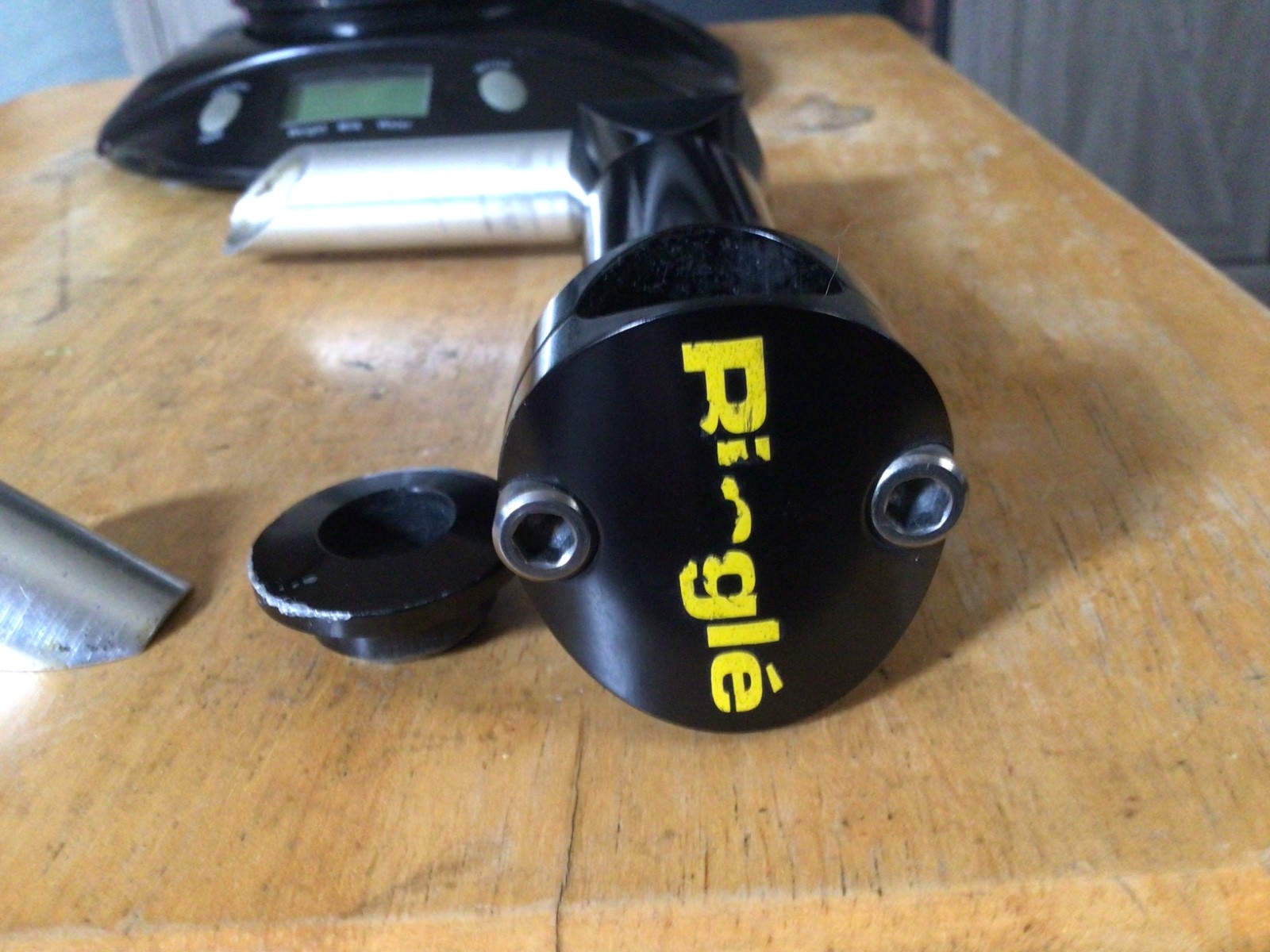 Ringle Quill Stem 1” x 130mm billet, MTB Kooka Ritchey 22.2 titanium bolt 258g
