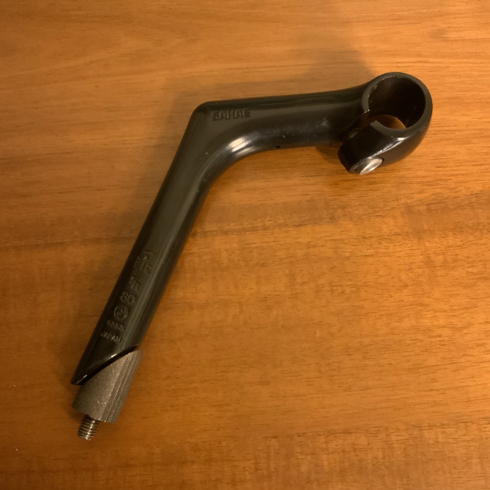 Sakae 1″ 22.2mm Quill Stem 80mm 25.4mm Clamp 17° Black MTB SR NOS Shelfwear*
