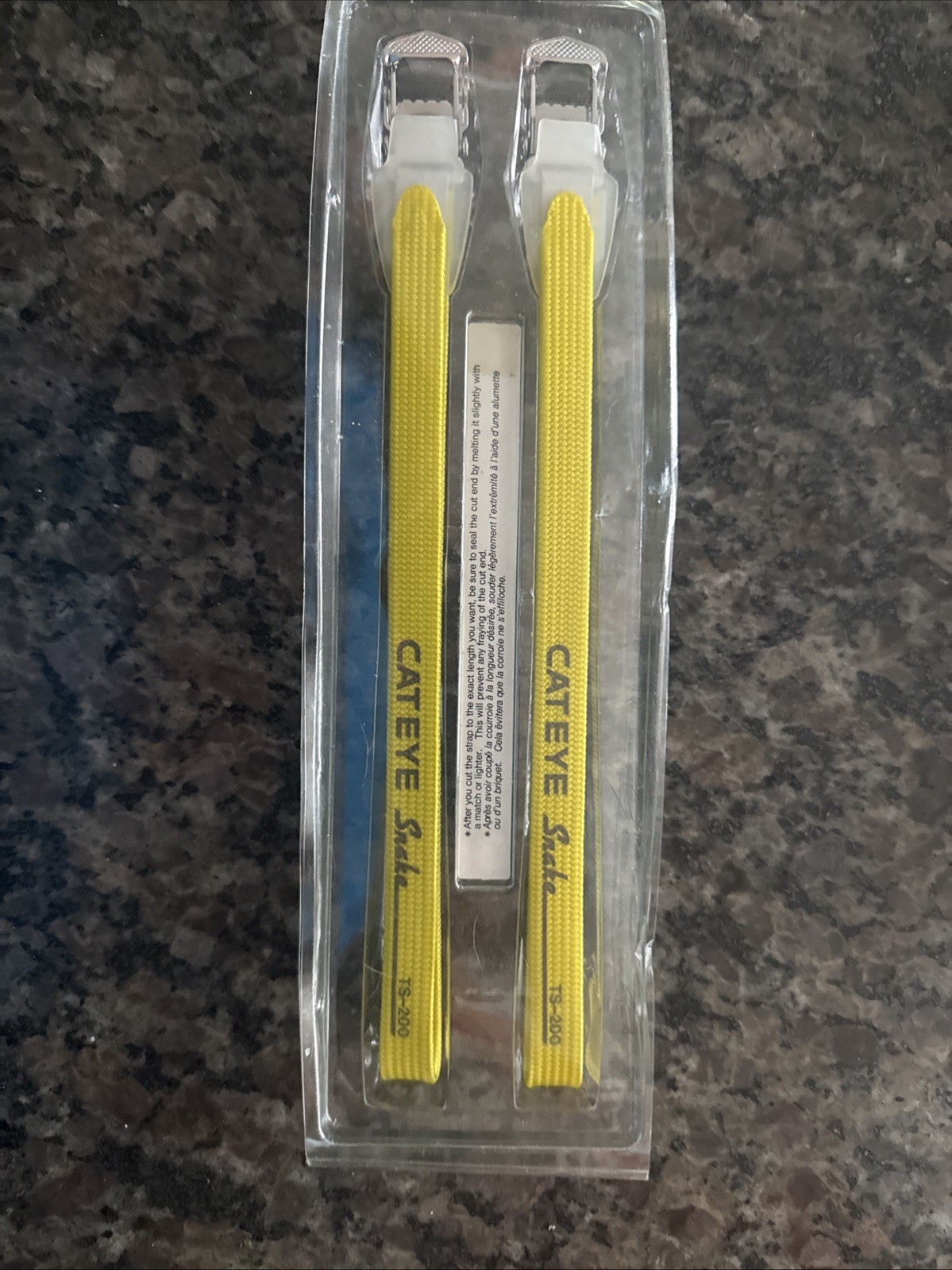 NOS Cat Eye Snake TS-200 Vintage Bike Toe Clip Straps – Blue,yellow,white,black