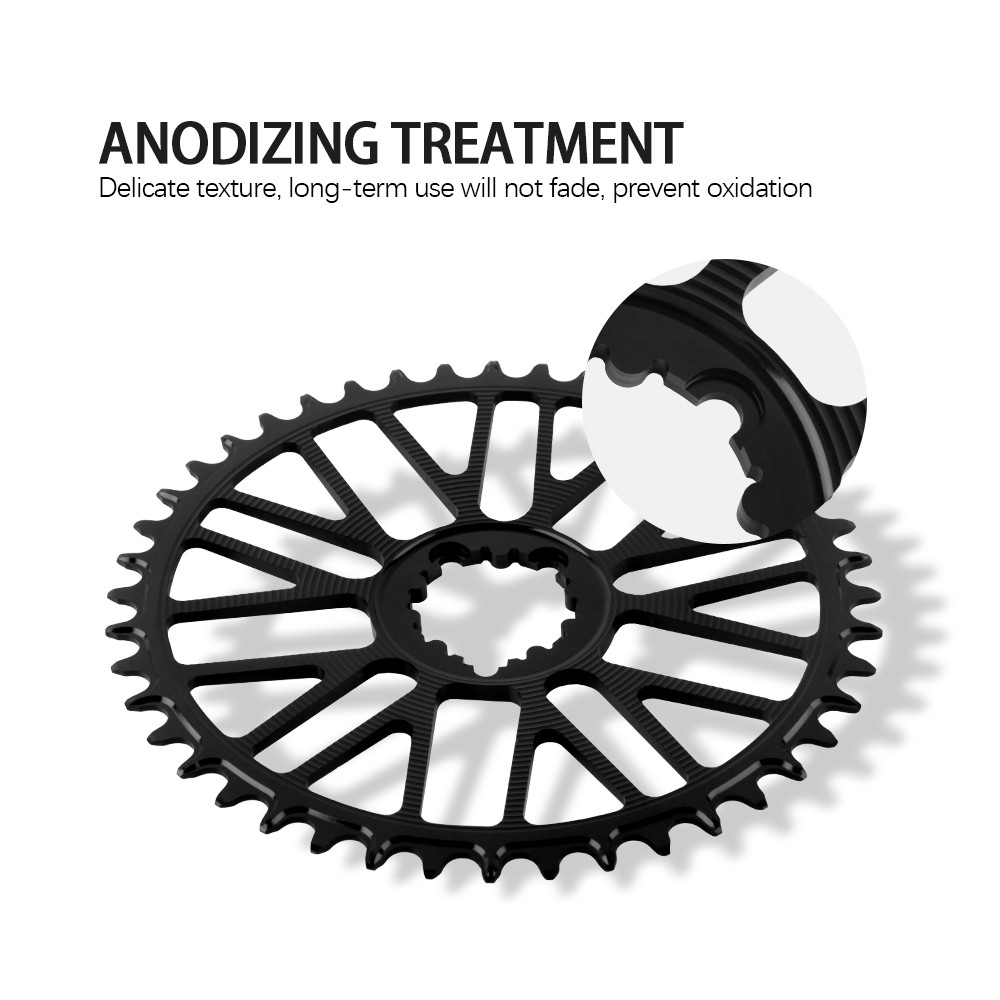 Road Bike Chainring 3 Bolts Direct Mount Bicycle Chainwheel 40T to 58T 11s 12s
