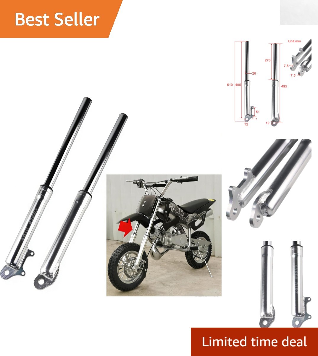 High Capacity S SHOCK QG-50 FK08 for Reliable Coolster 2 Stroke Performance