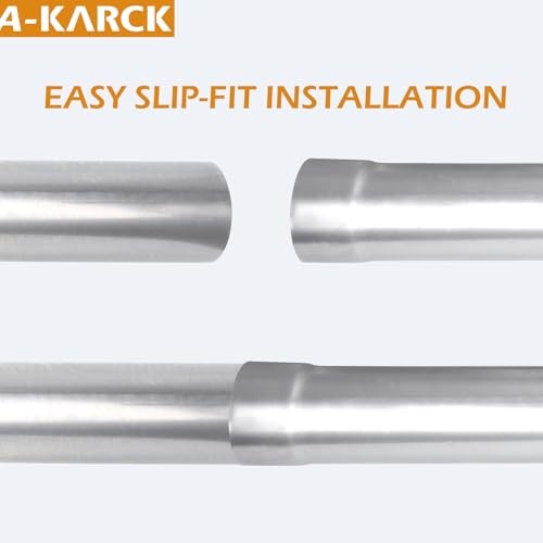 Straight Exhaust Pipe OD, Mild Steel 30″ Long Mandrel Exhaust 2.25″ 30 INCH