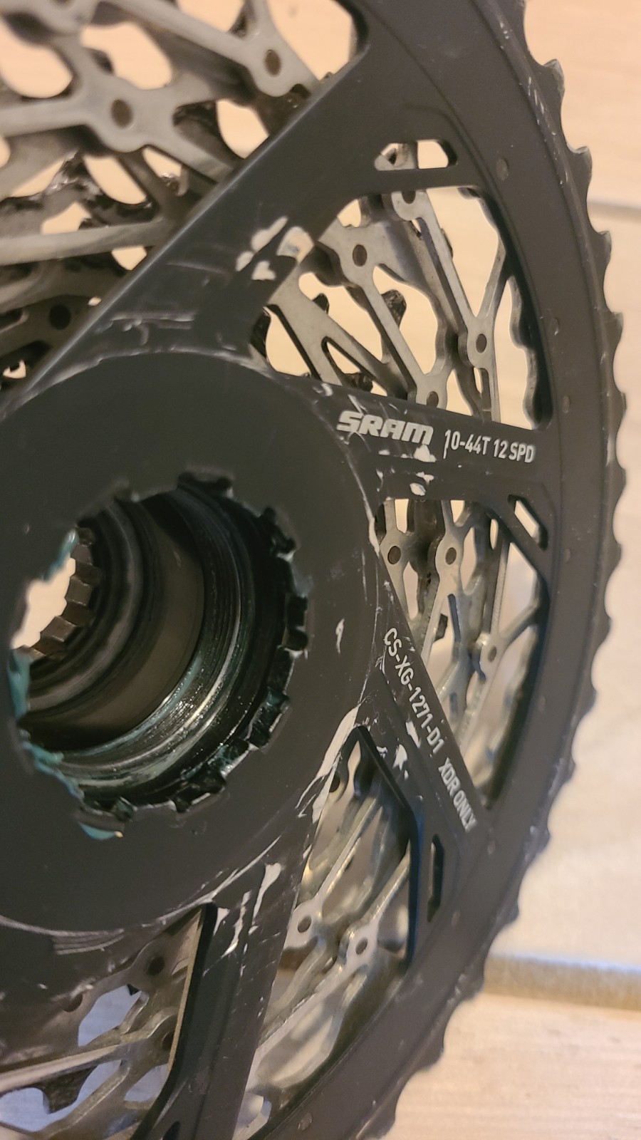 SRAM Forxe AXS XPLR XG-1271 D1 12-Speed Gravel Cassette 10-44 CS-XG-1271-D1 XDR