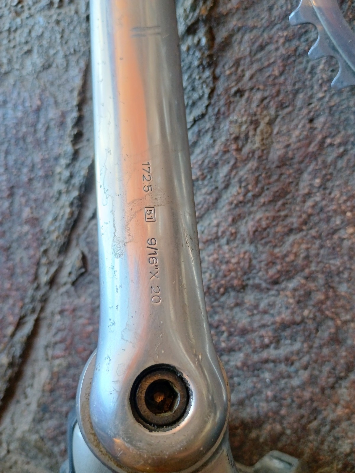 No Reserve Vintage Crankset Campagnolo C Record Crankset 172.5mm 52/39+ FD Etc