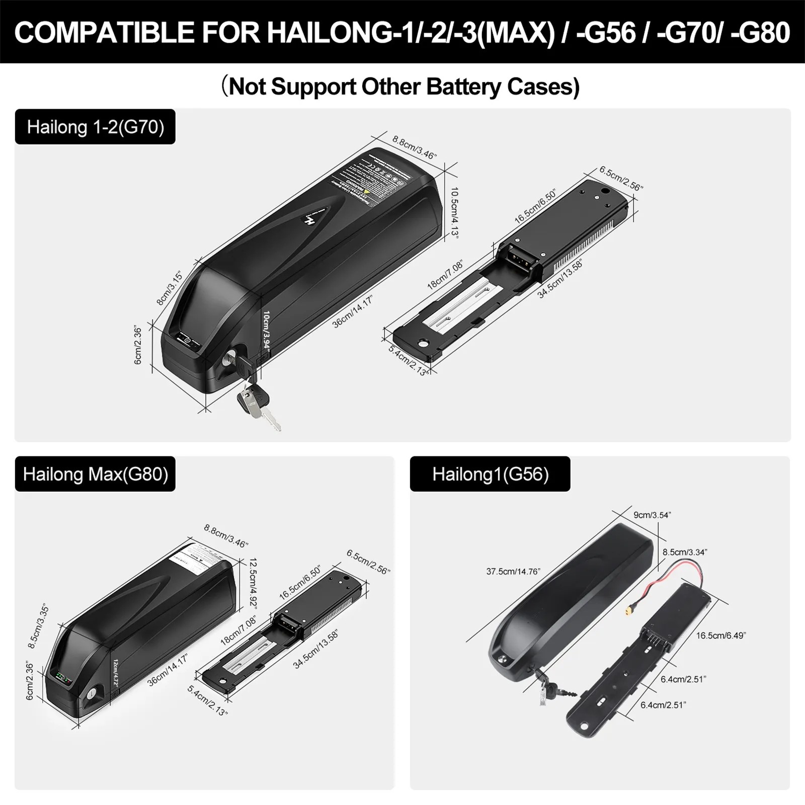 5Pin / 6Pin Male & Female For Hailong Ebike Battery Power Discharge Connector