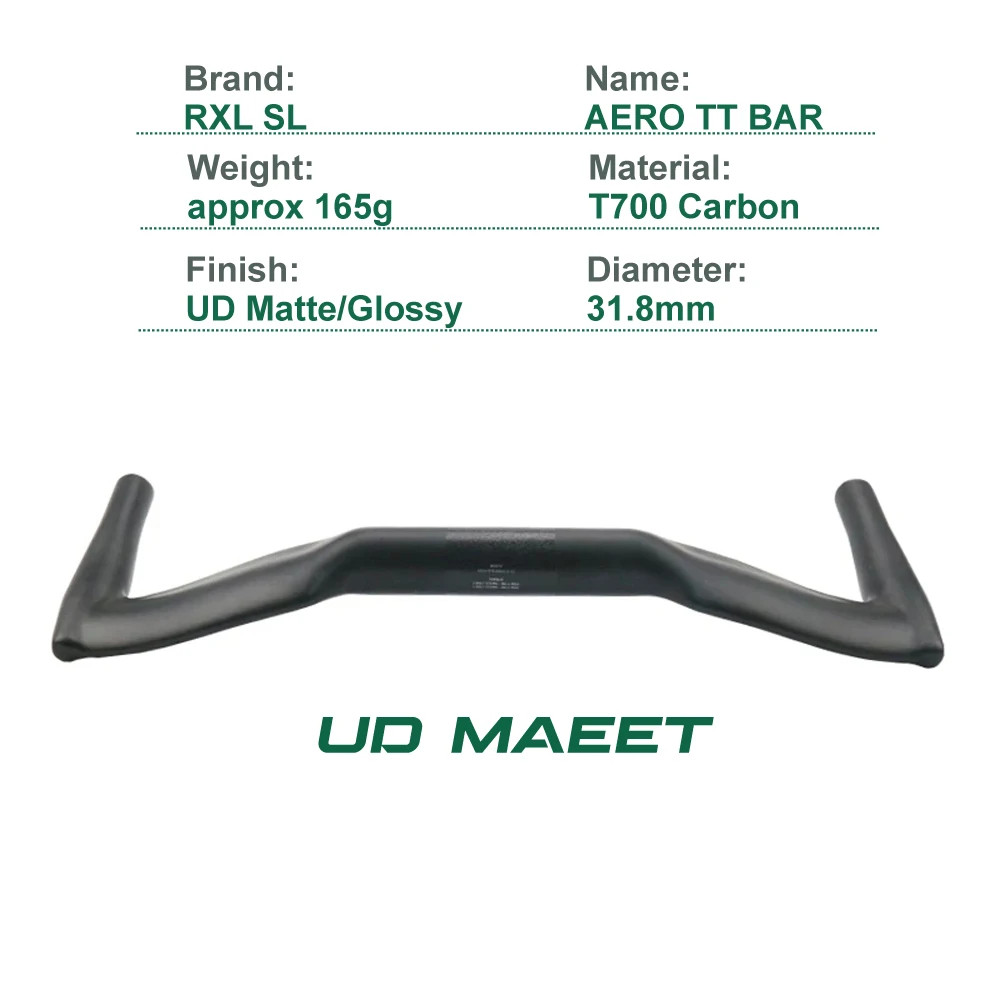 TT Rest Triathlon Handlebar Carbon UD Matte/Glossy Finish Road Bicycle Handlebar
