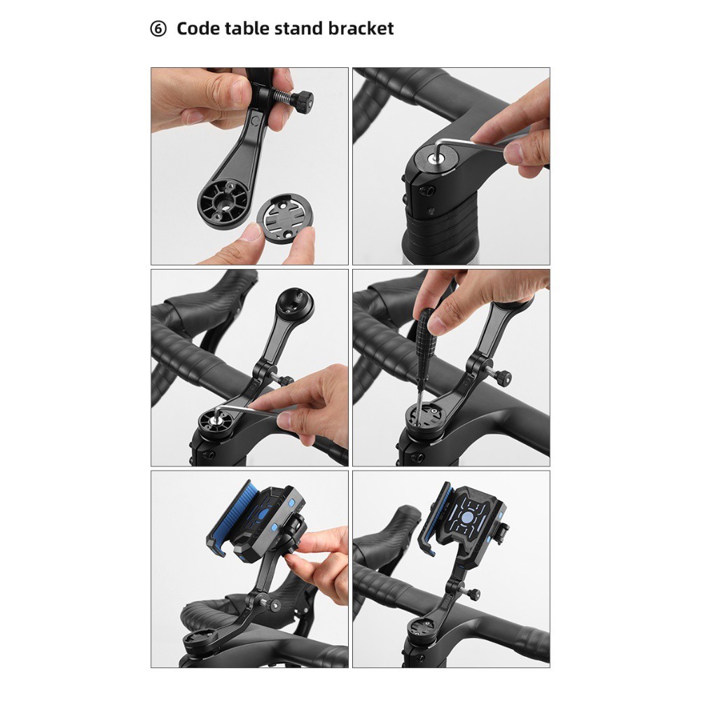 Motorcycle Mirror Mount Phone Holder Compatible with 47 to 72 Inch Devices