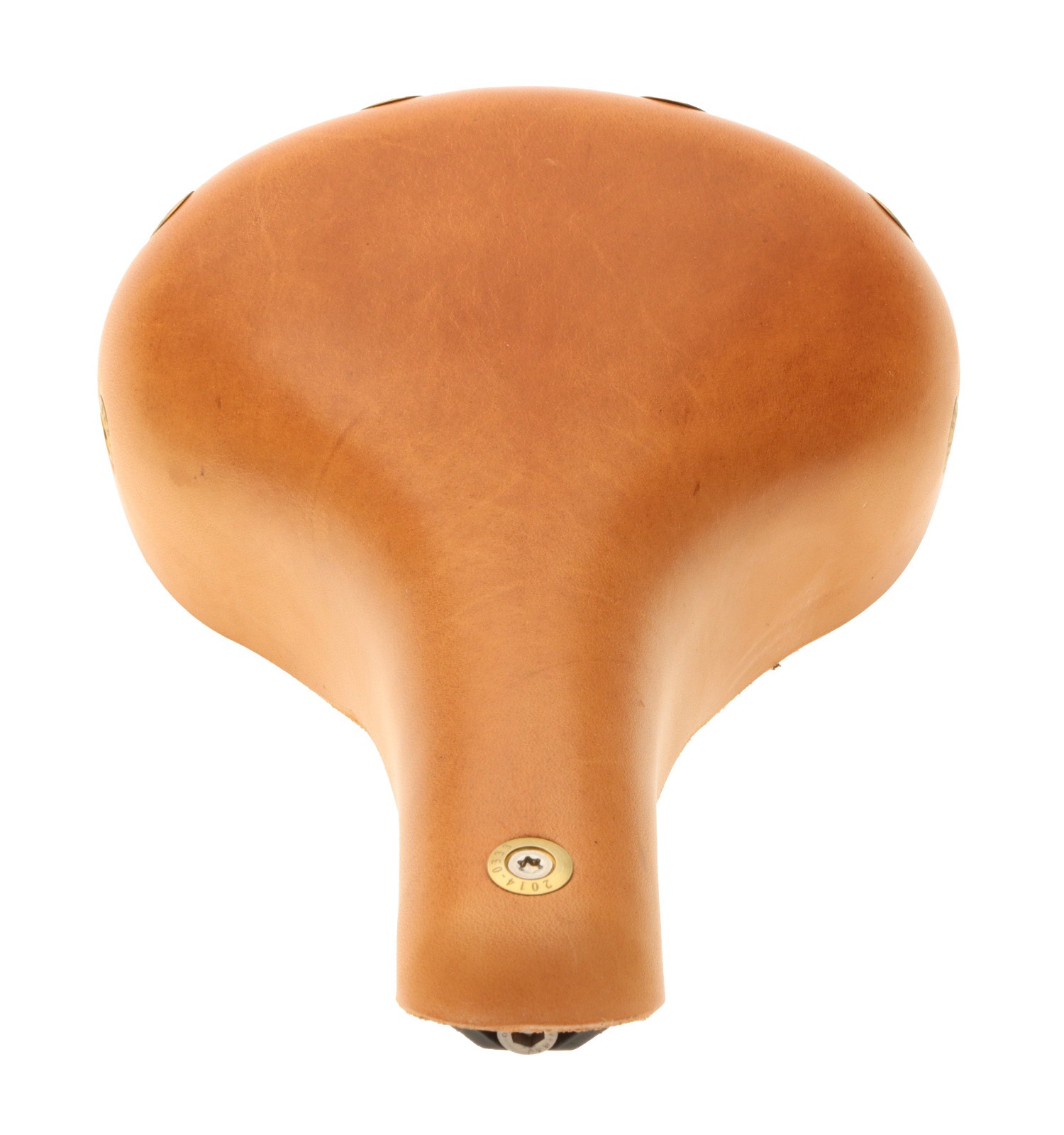 Gilles Berthoud Marie Blanque Saddle Steel Rails Hard Leather Natural NEW NOS
