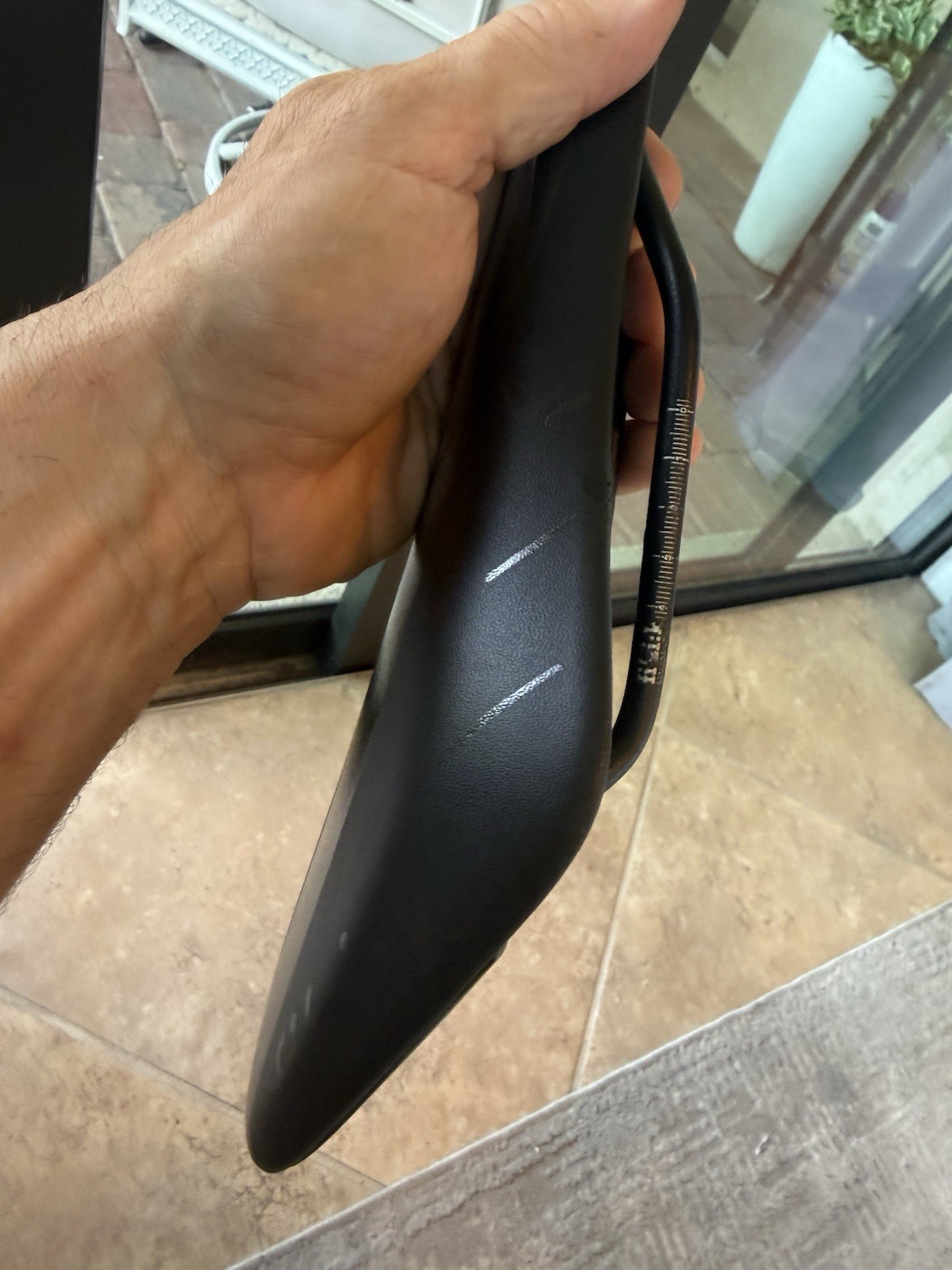Fizik Airone Wingflex Bicycle Saddle, w/ ICS Clip System, Low Miles, 244g