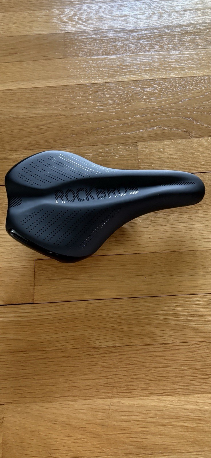 RockBros Universal Comfort Bicycle Saddle Black Synthetic Alloy w/ Tool