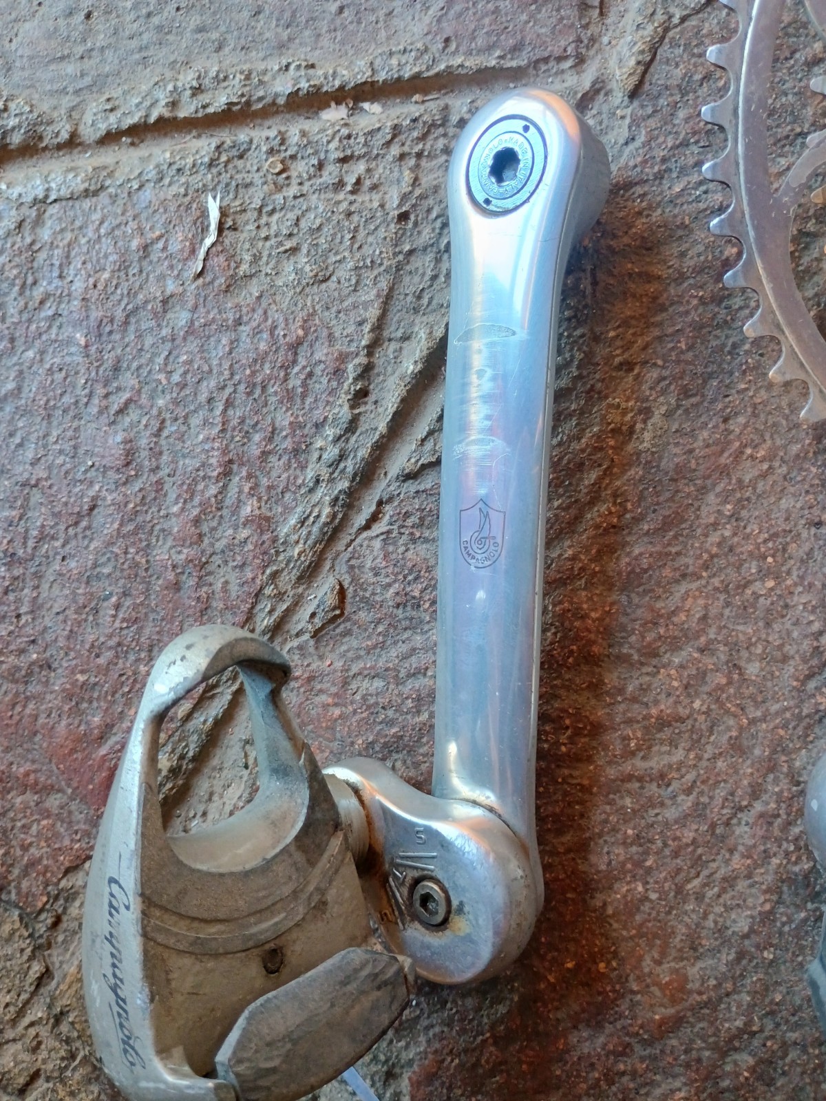 No Reserve Vintage Crankset Campagnolo C Record Crankset 172.5mm 52/39+ FD Etc