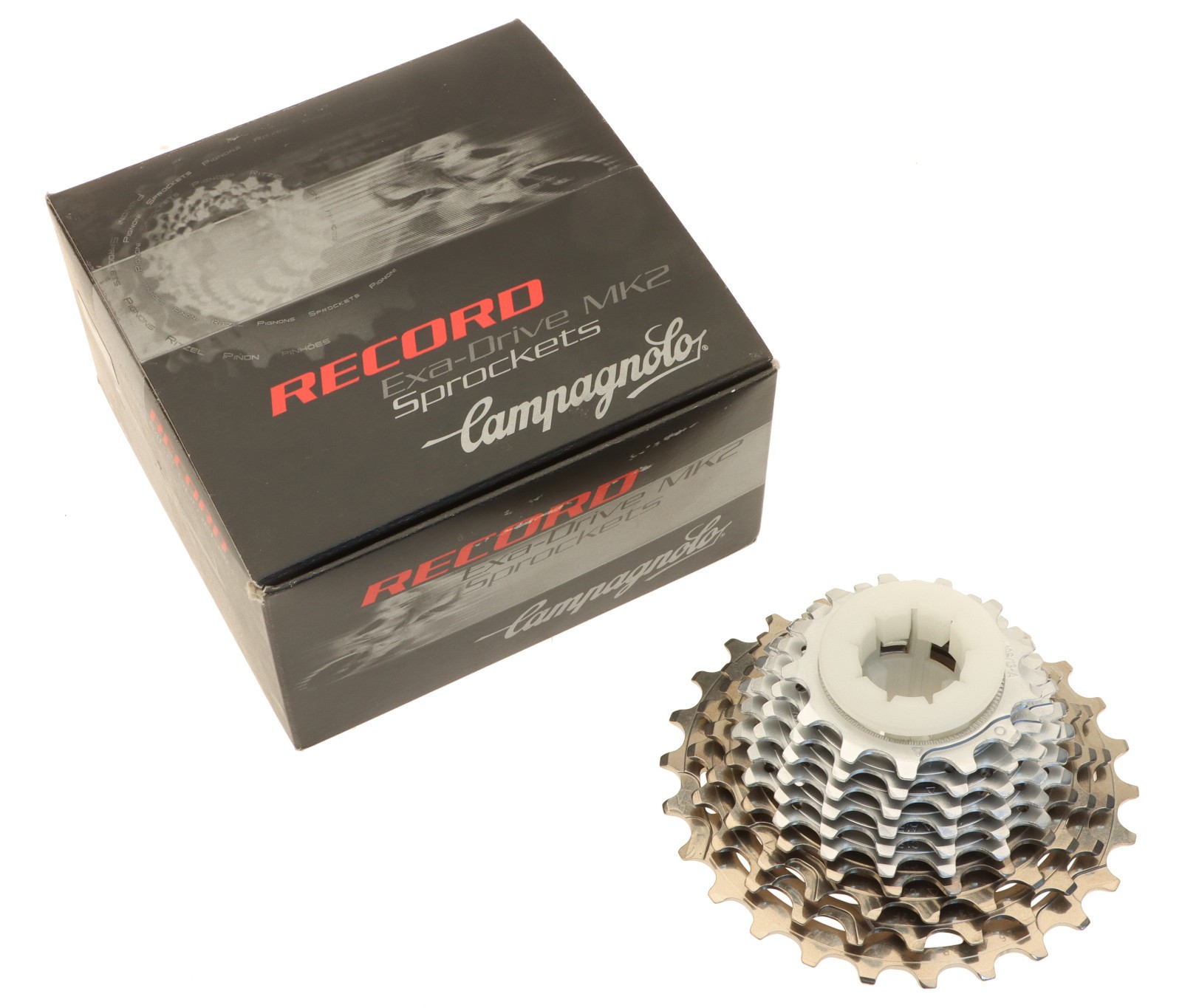 Campagnolo Record 10 Speed Cassette Steel/Ti 13/26T Exa Drive Mk2 NOS NEW *No LR