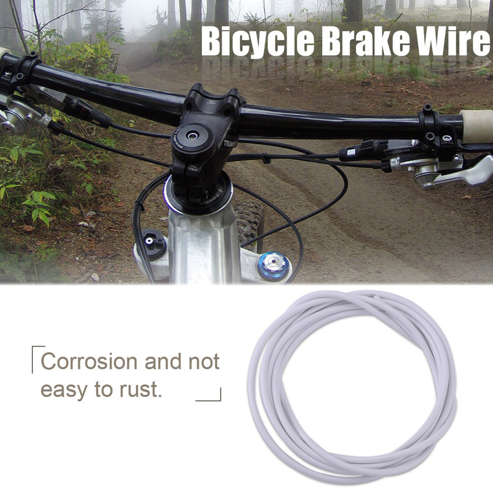 3meters Cycling Brake Cable Durable High Strength For Road MTB Bikes FJAE
