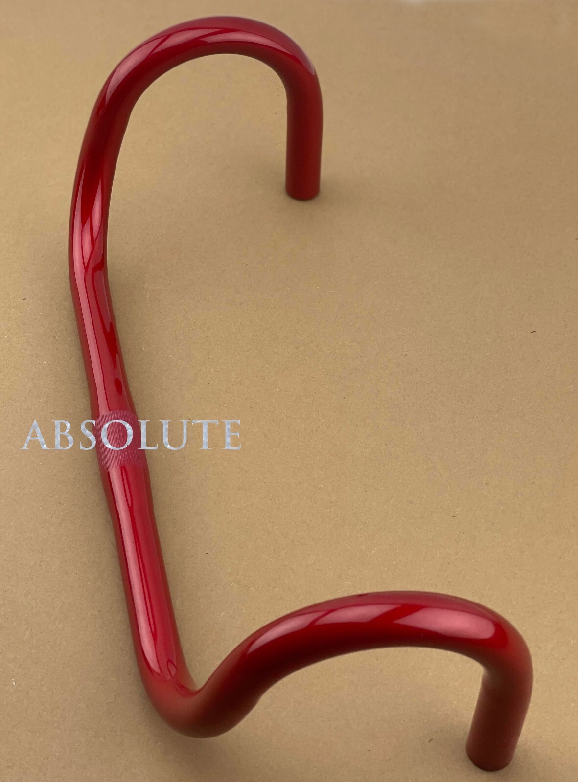 Red Classic Road Drop Handlebar Deep Drop ALLOY 25.4mm Clamp Narrow Vintage.