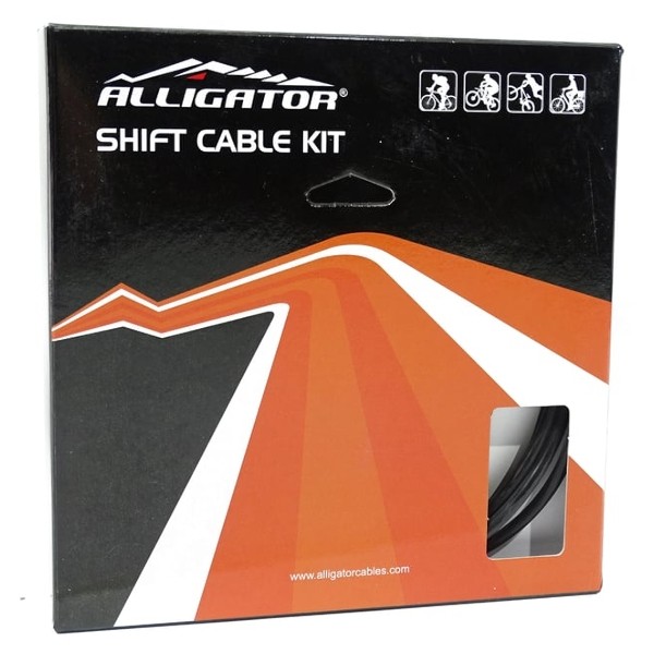 Alligator SuperLight shift cable/housing kit 5mm black SL31SSSGBK Drivetrain –
