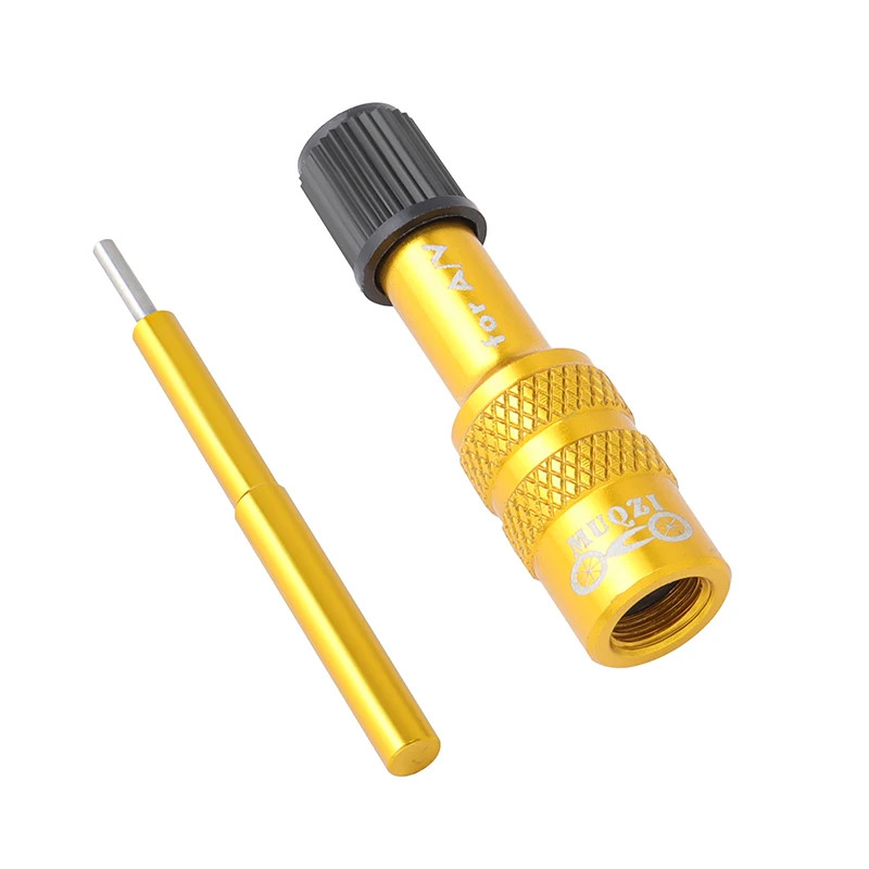 Bike Fork Schrader Valve Adapter MTB Road Bicycle Air Fork Pump Tool