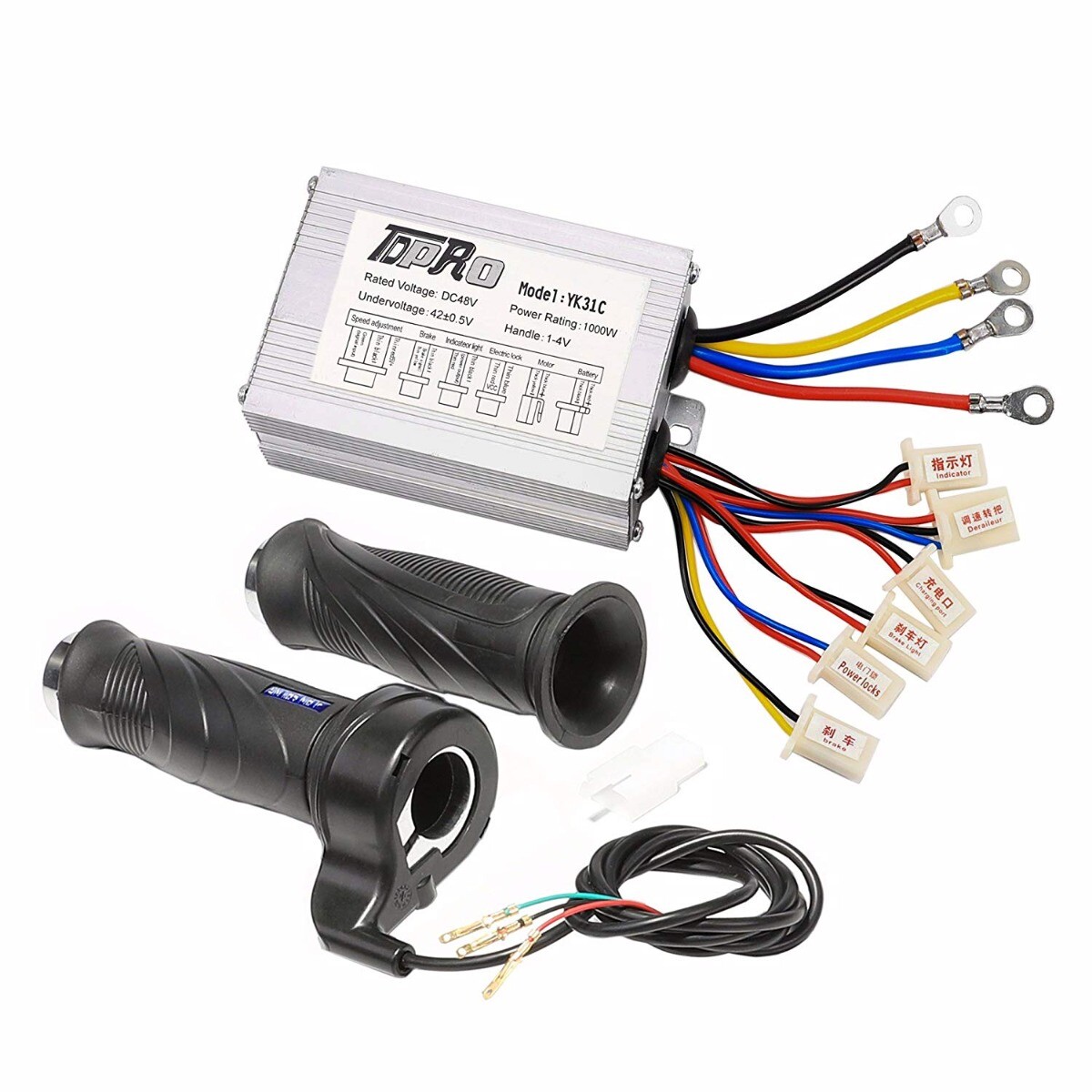 48V 1000W Brush Motor Controller Throttle Electric Bicycle Scooter ATV Go kart