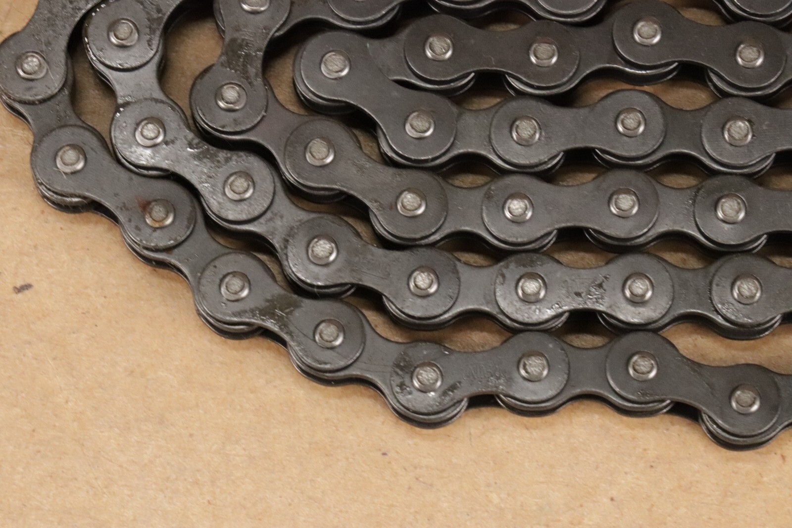 New NOS Vintage Regina Extra 50 Black Chain 5/6/7 Speed 3/32″ Eroica NIB 116L