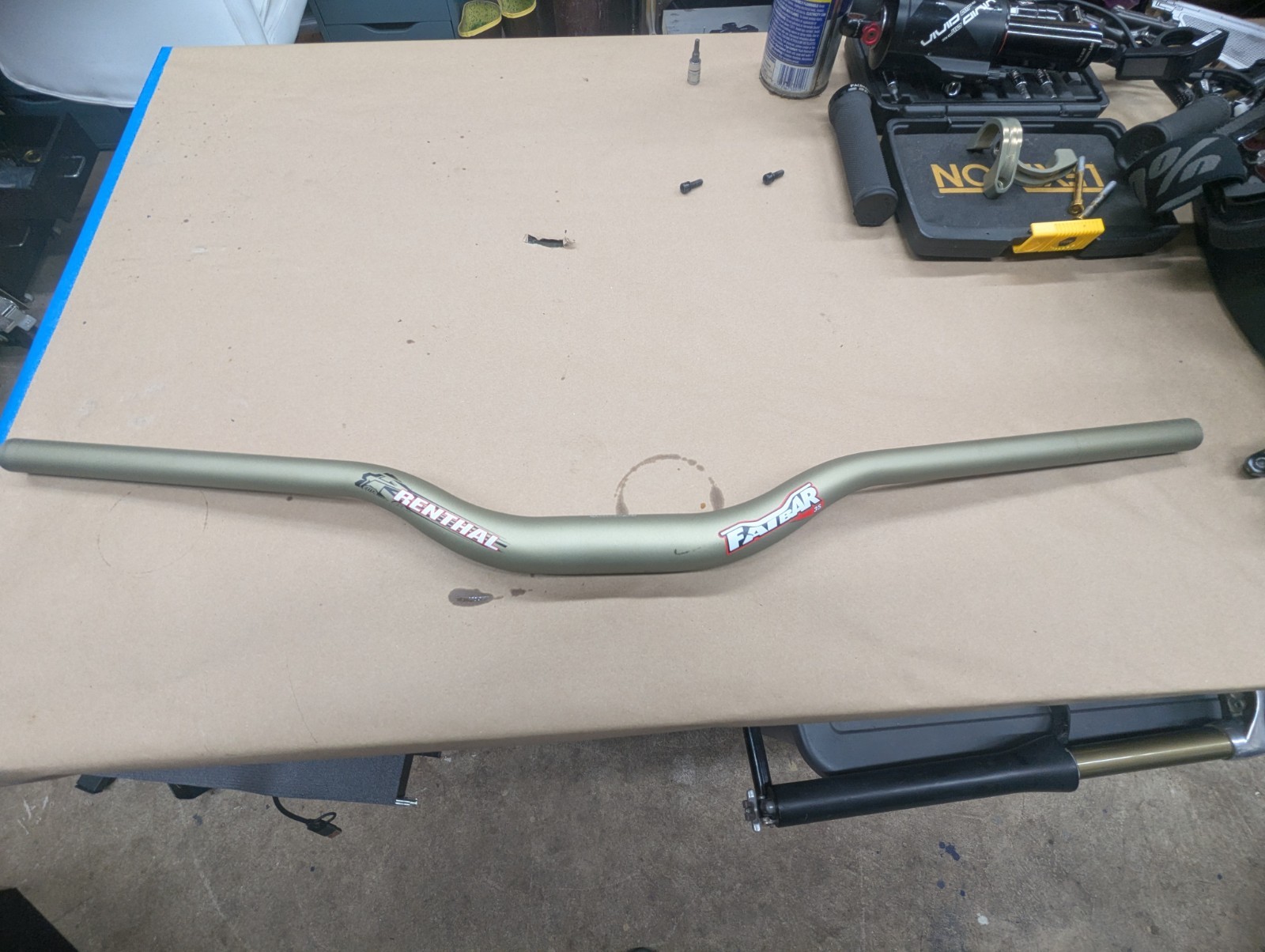 Renthal FatBar Lite 35 Handlebar – Aluminum 20mm 760mm 35mm Gold