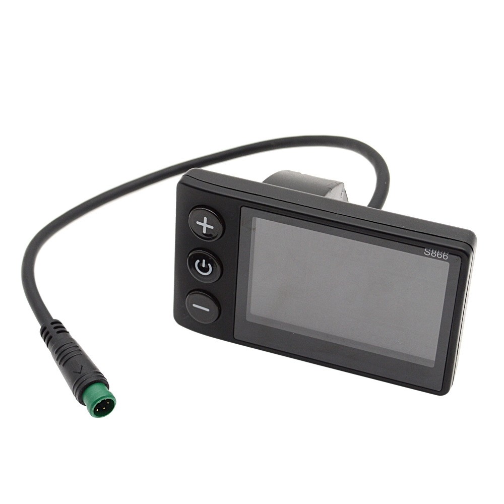 E-Bike 24V 36V 48V 60V S866 LCD Display Screen Control Panel with NFC Function