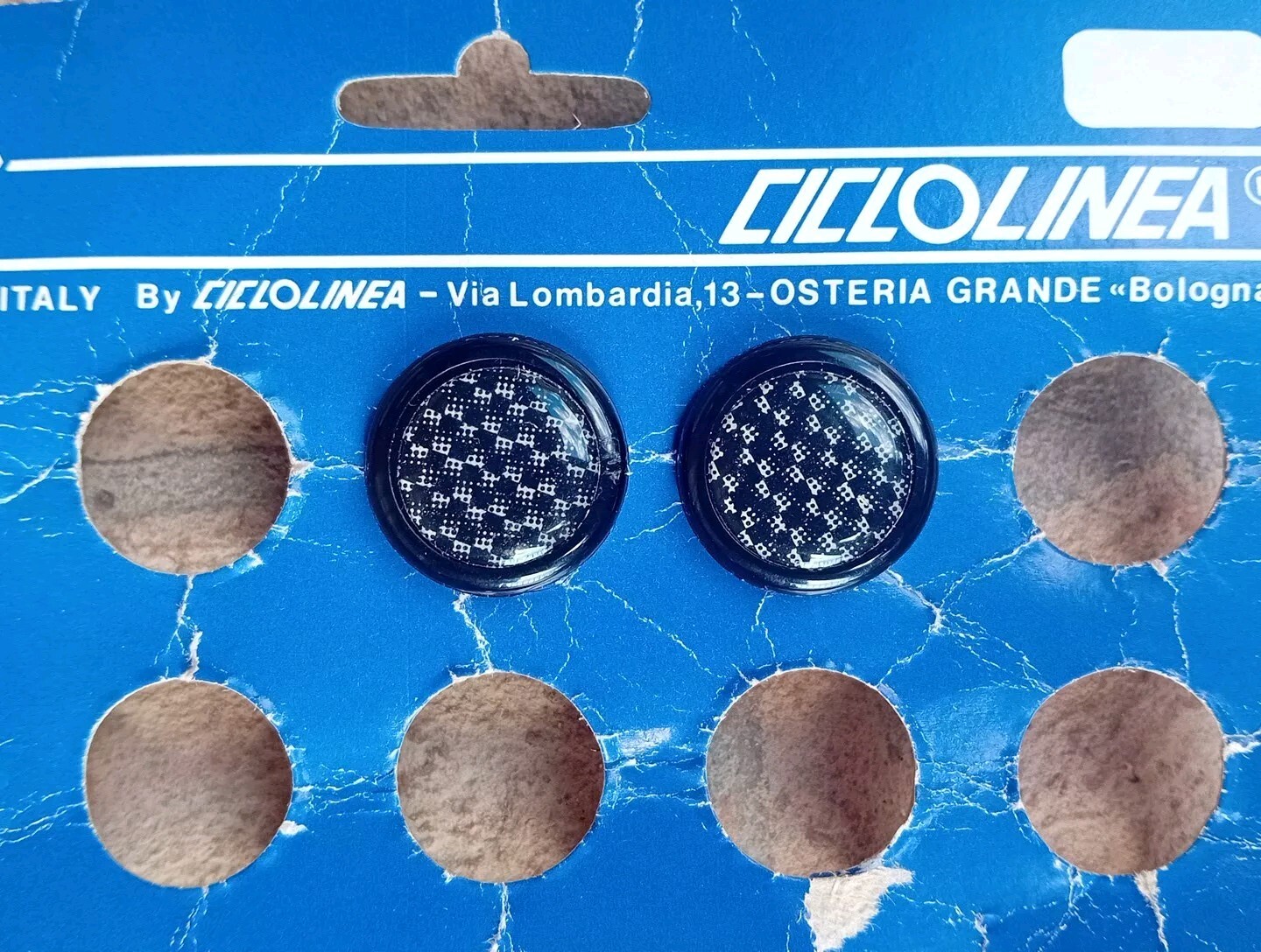 Cyclolinea Handlebar Caps Carbon Color Colnago White Cannondale Nos New Old