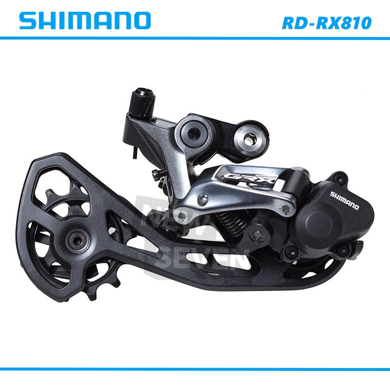 SHIMANO GRX RD-RX810 2×11 Speed Shadow RD+ Rear Derailleur for Gravel Bike-OE