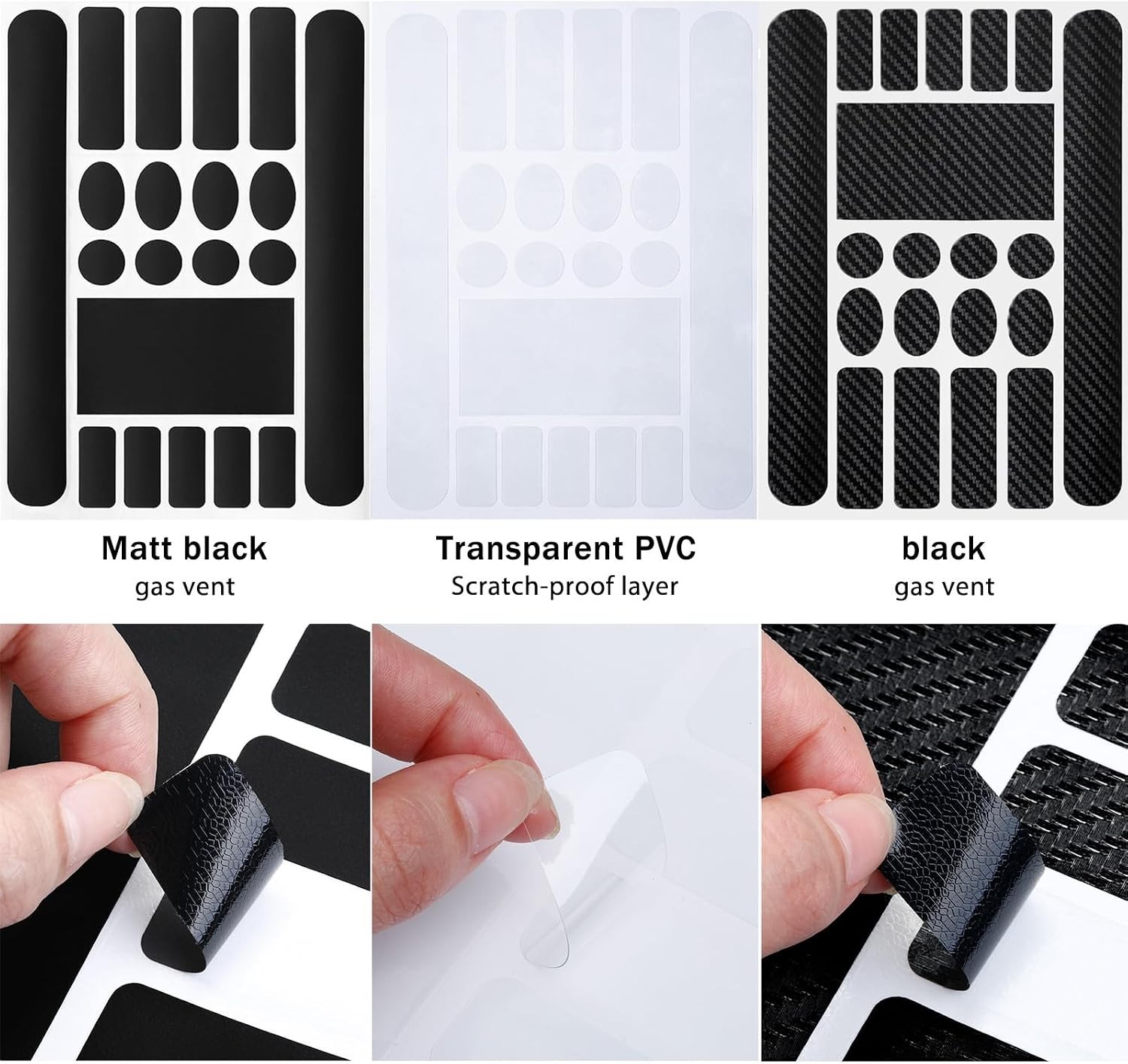 3 Pieces Bicycle Chainstay Protector Decal Chainstay Frame Guard Adhesive Pro…